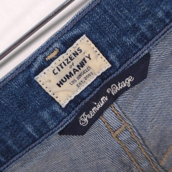 CITIZENS OF HUMANITY Women's Jeans 30 Premium Vintage Cara High Cigarette Ankle - Picture 2 of 13